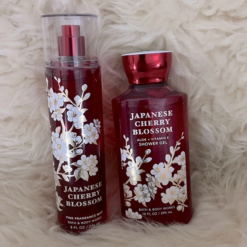 NWT Set/2 Japanese Cherry Blossom Body Lotion/ Fine Fragrance Mist